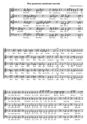 Noe pastores canticum novum