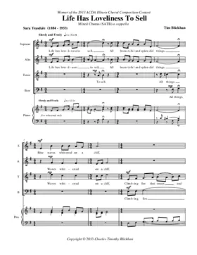 Life has loveliness to sell