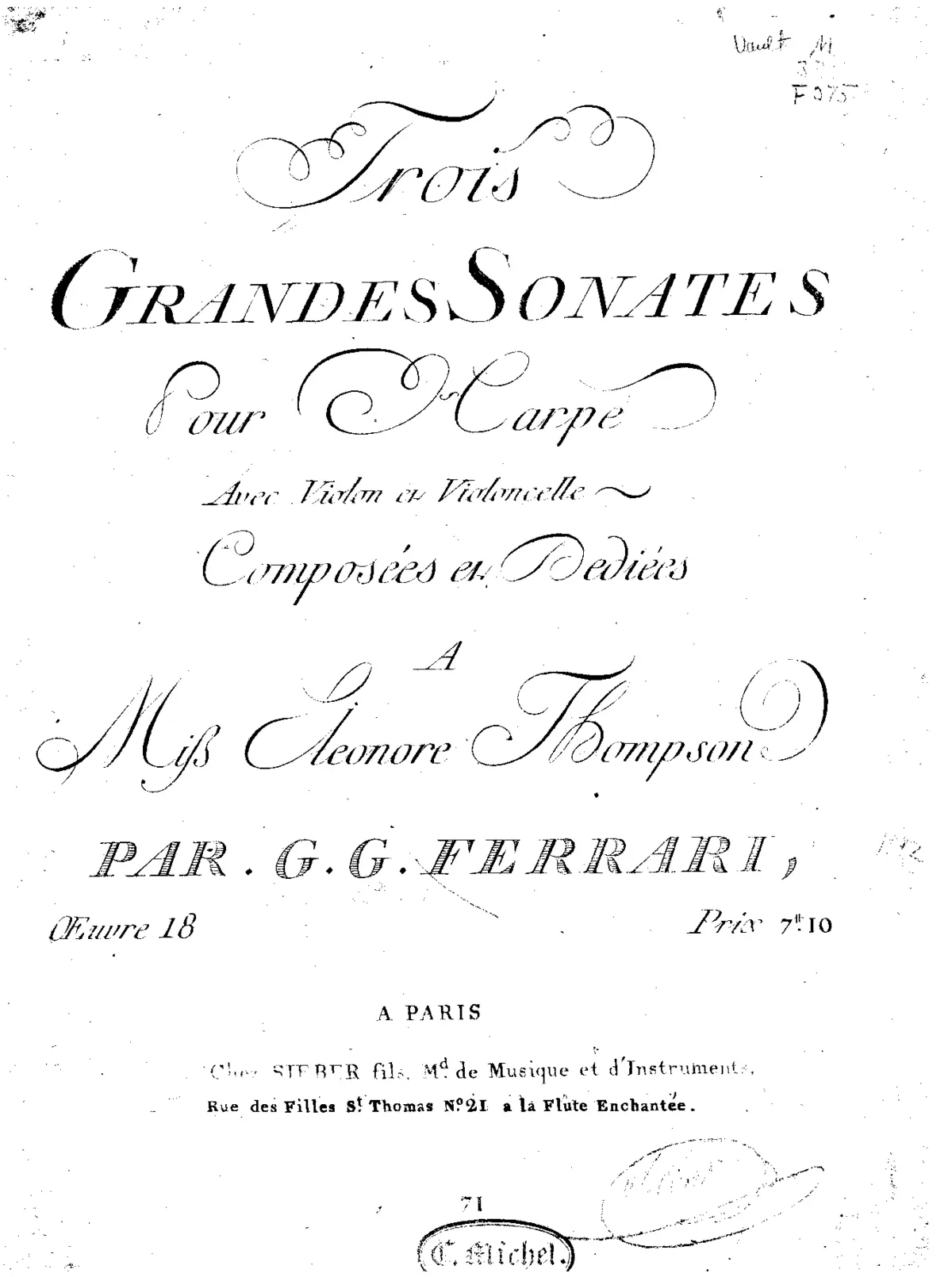 3 Trio Sonatas - Page 1