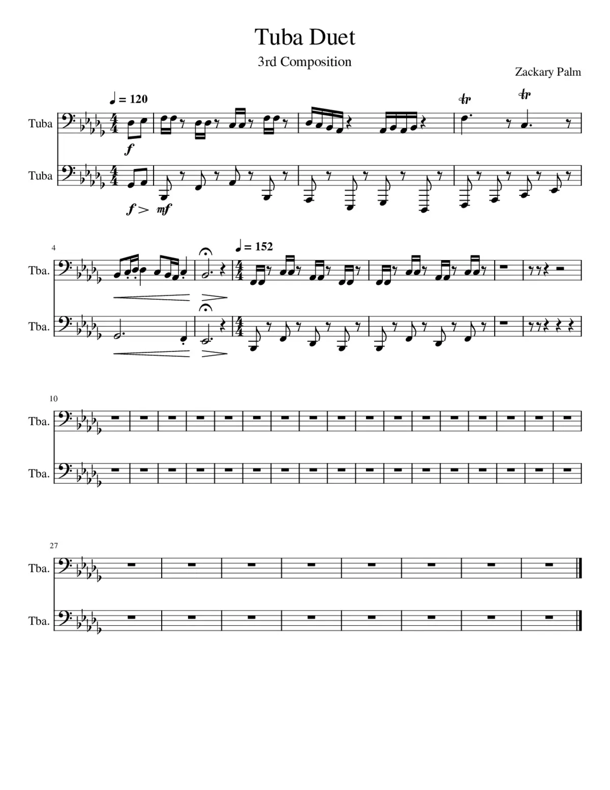 Tuba Duet - Page 1