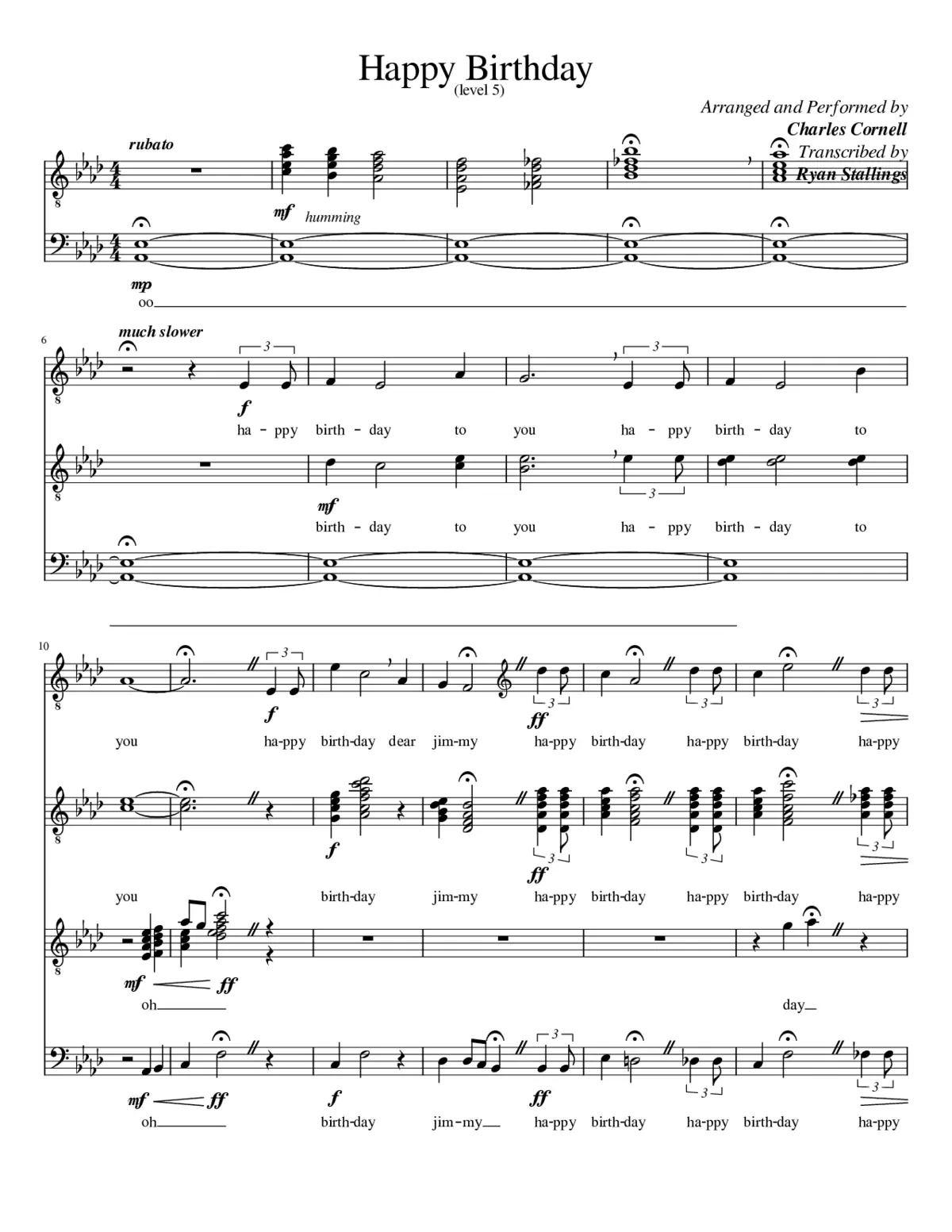 Happy Birthday to You - Page 1