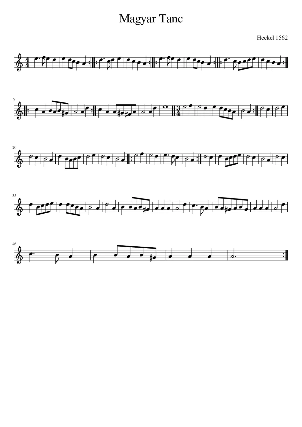 Magyar Tanc - Page 1