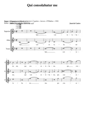Qui consolabatur me