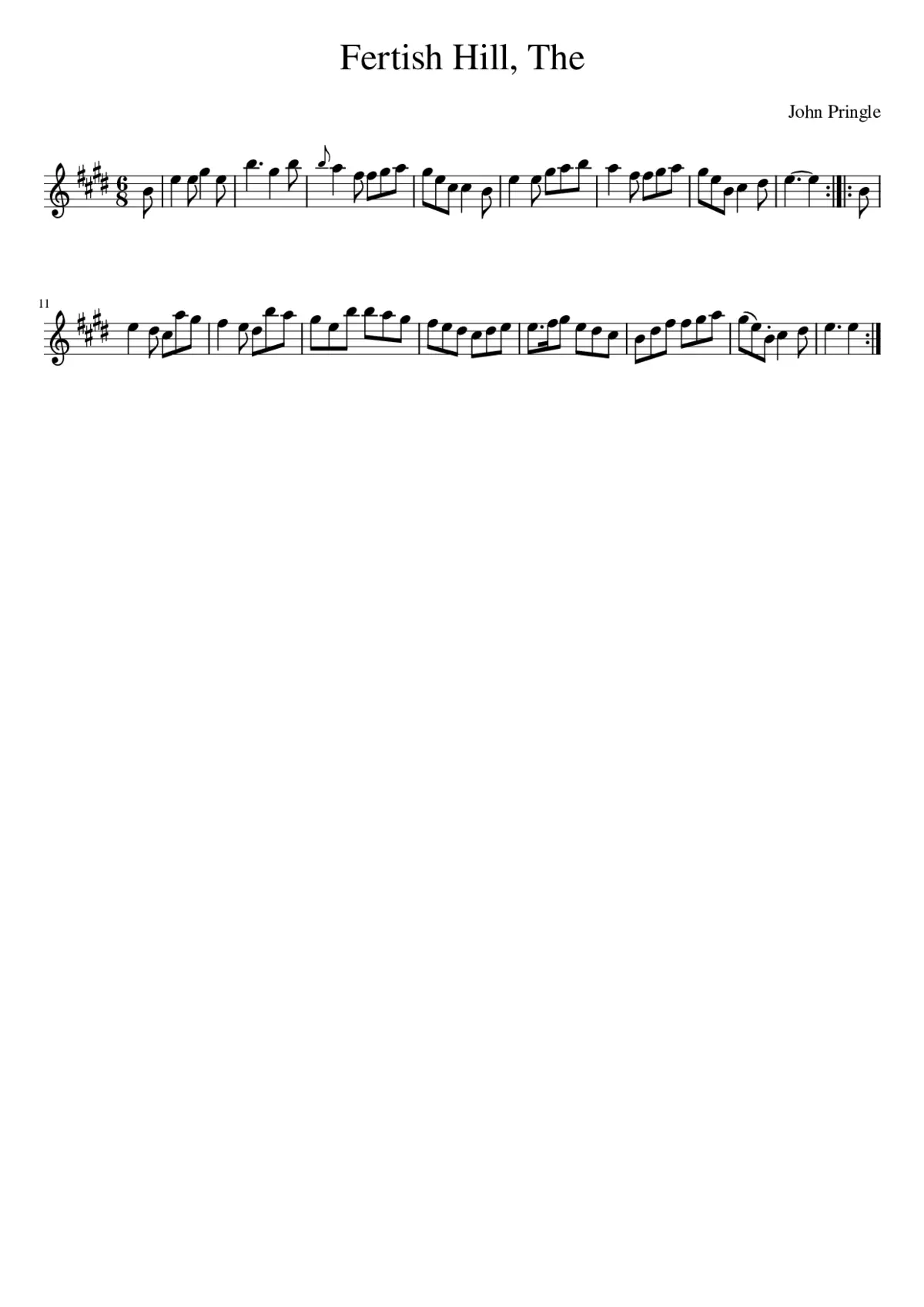 The Fertish Hill - Page 1