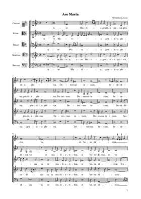 Ave Maria, gratia plena a 5