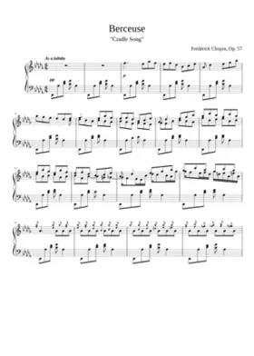 Berceuse Op.57