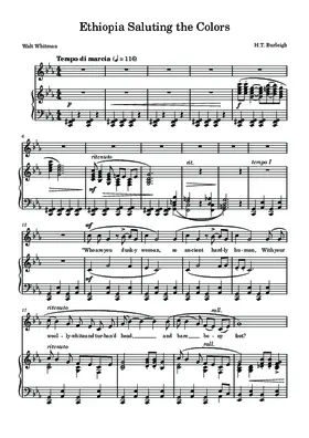 Ethiopia Saluting the Colors