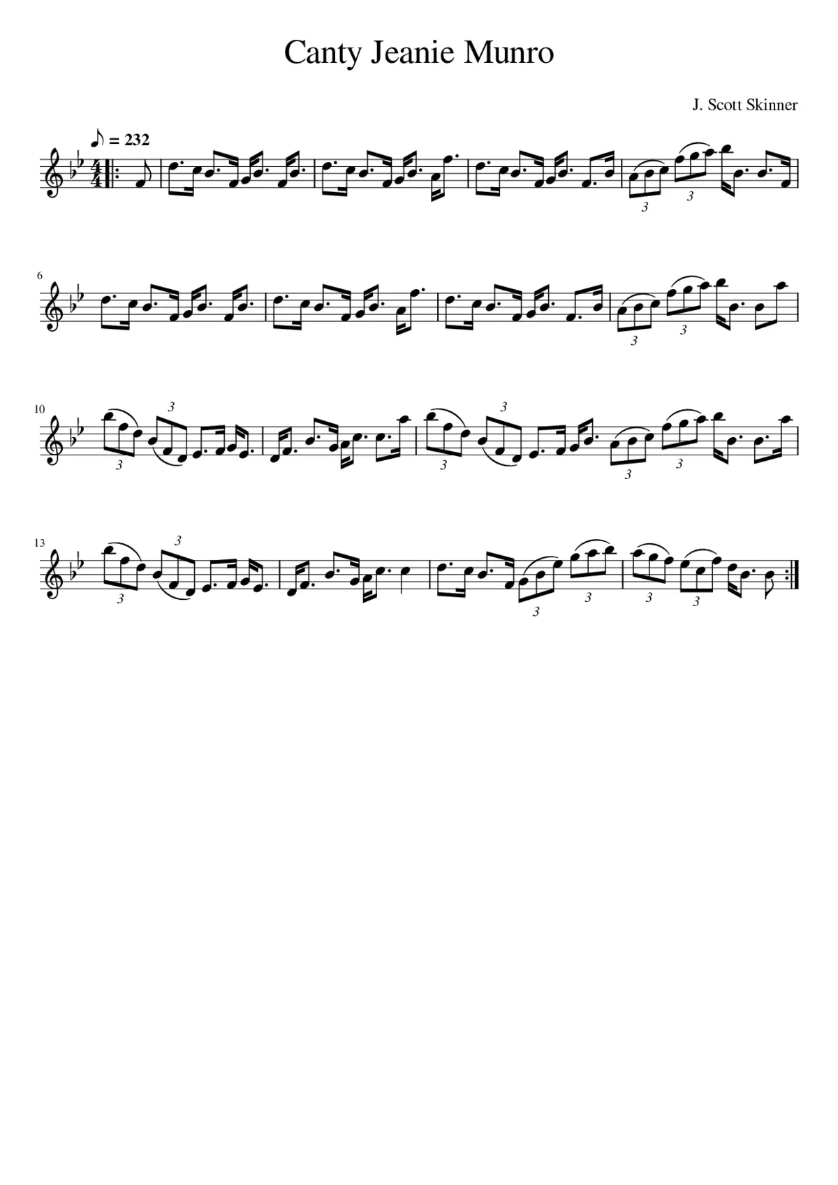 Canty Jeanie Munro - Page 1