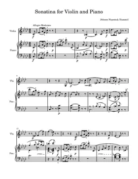 Violin Sonatina in F Minor