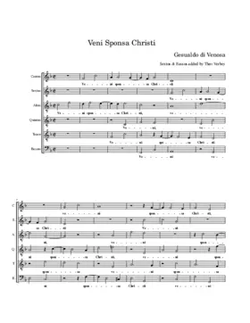 Veni sponsa Christi