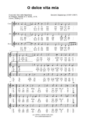 O dolce vita mia