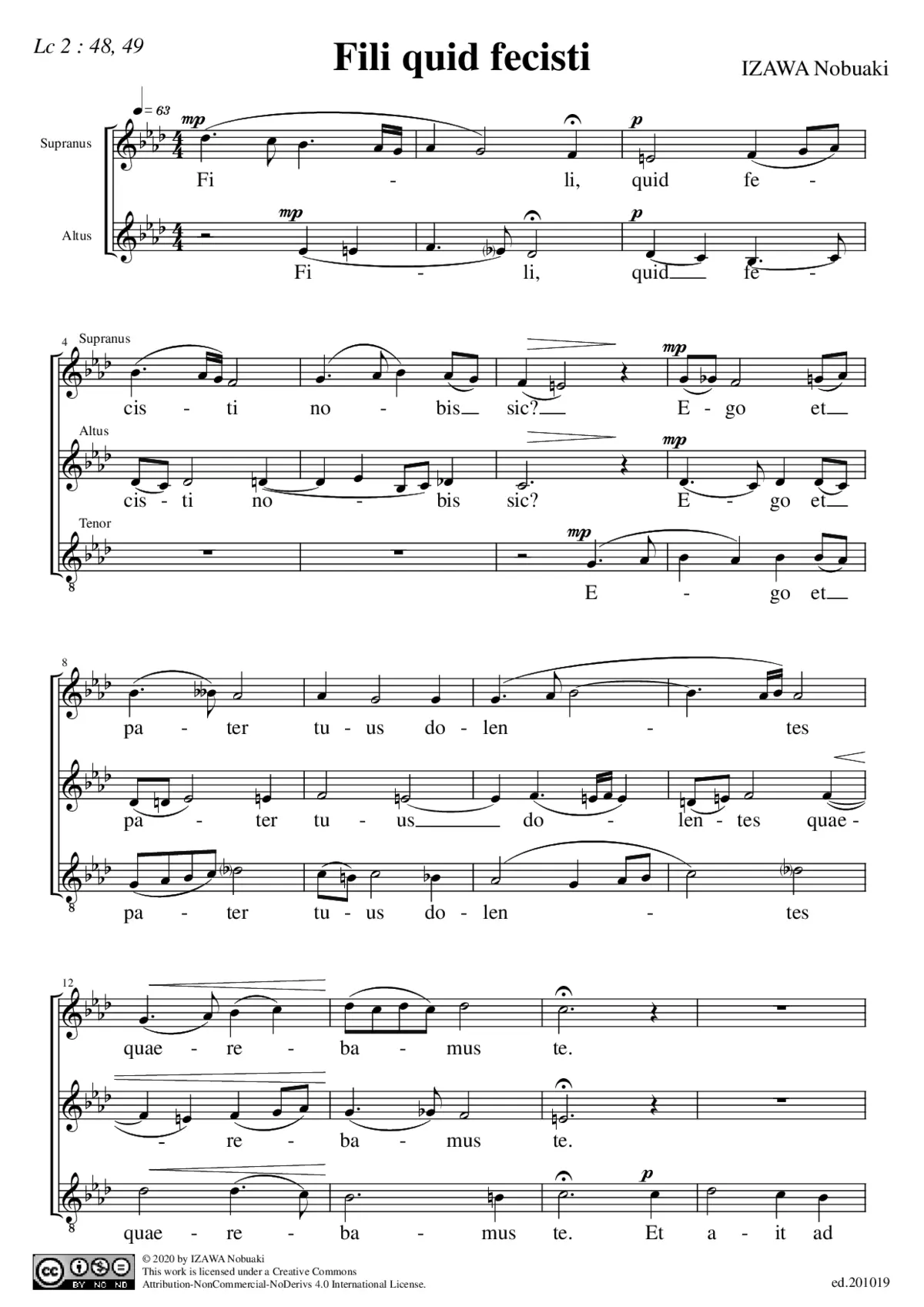 Fili quid fecisti - Page 1