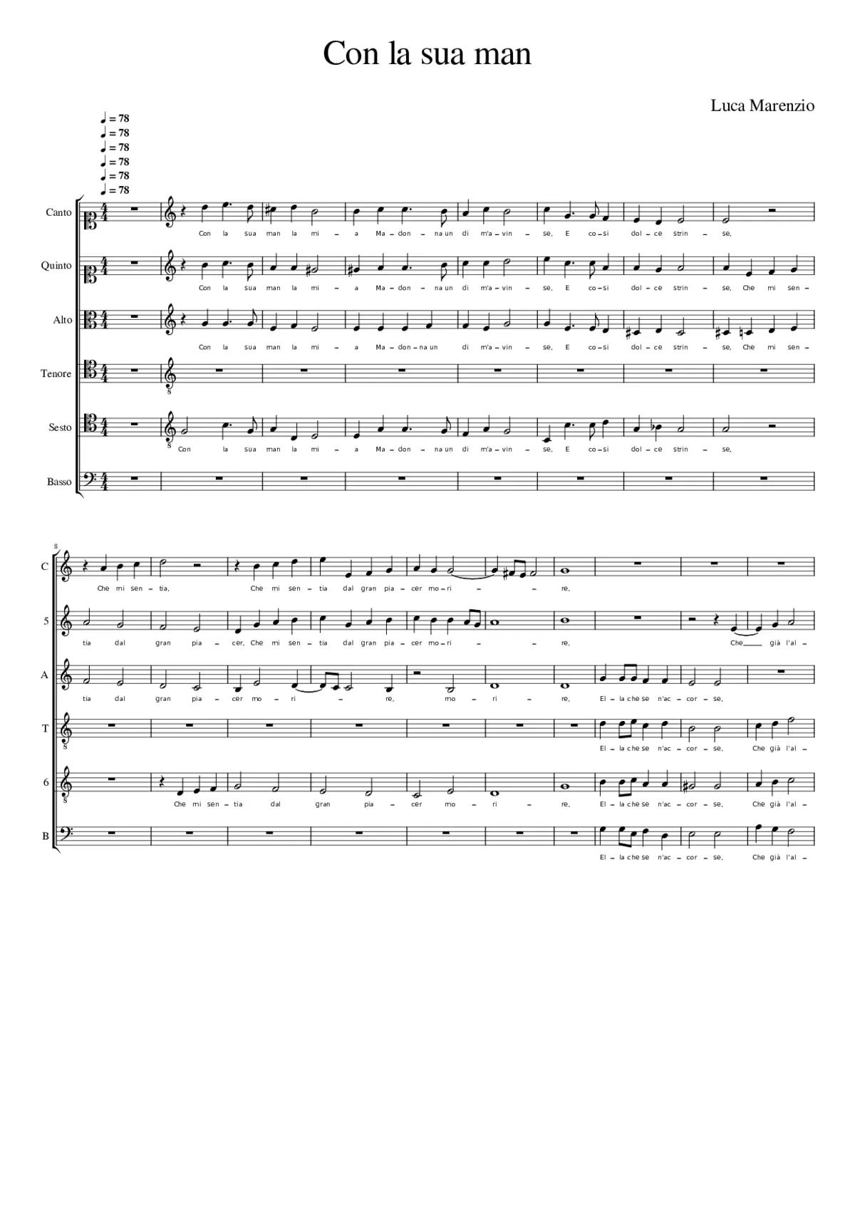 Con la sua man - Page 1