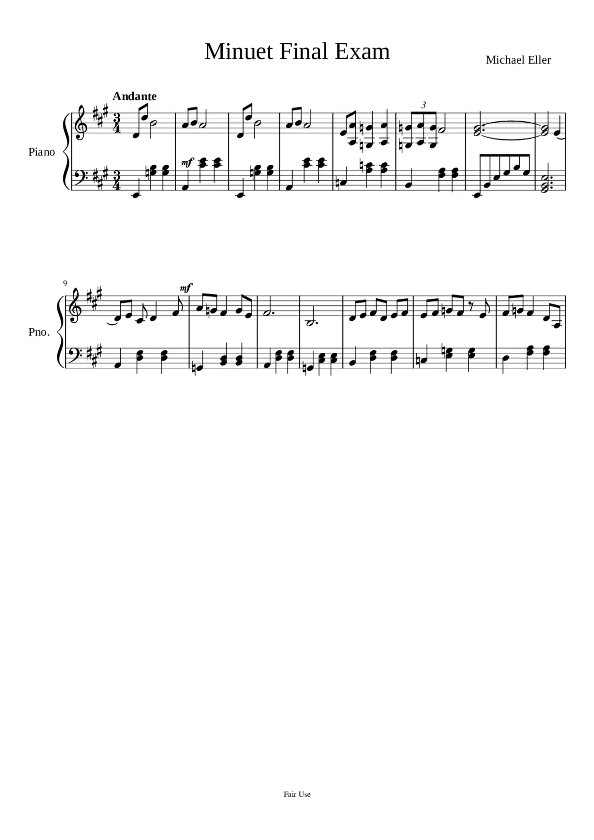 the legend of zelda ocarina of time - minuet of forest - Page 1