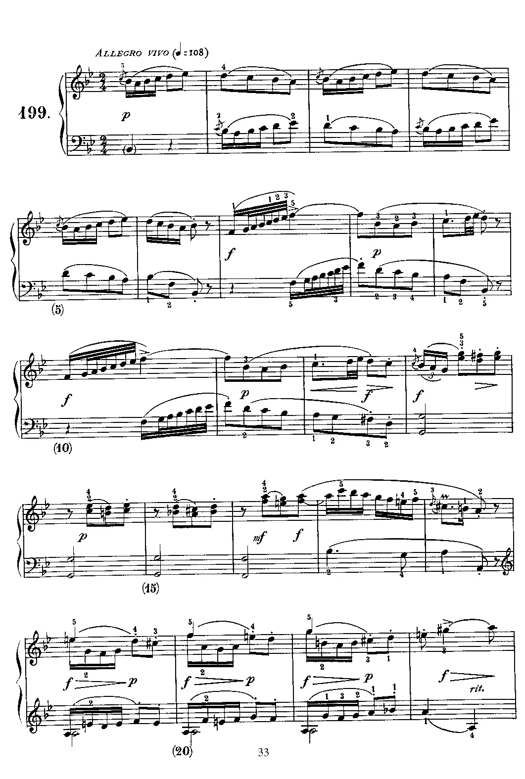 Keyboard Sonata in B-flat major - Page 1