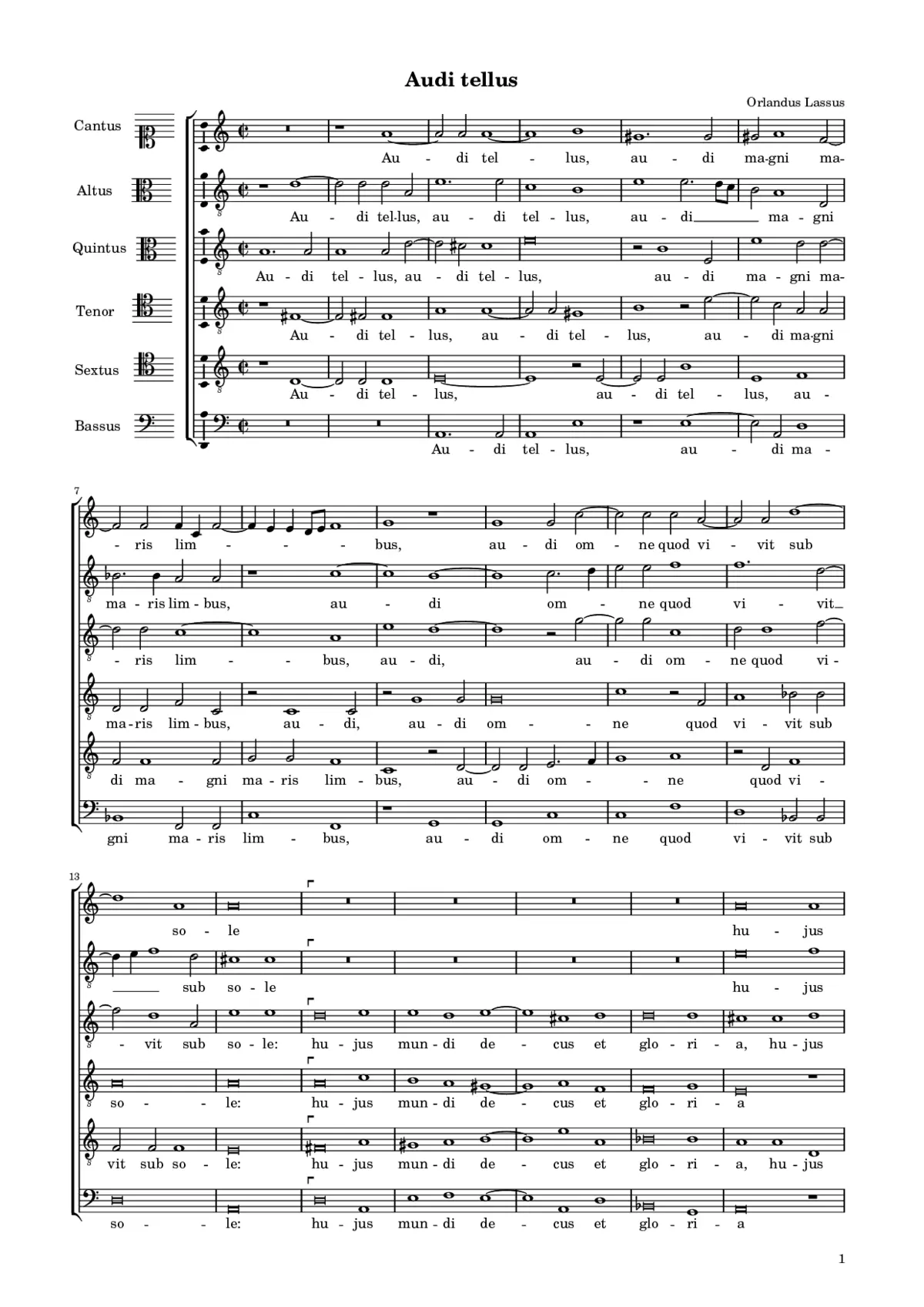 Audi tellus - Page 1