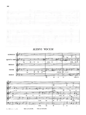 Audivi vocem