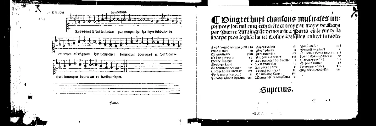 28 Chansons musicales - Page 1