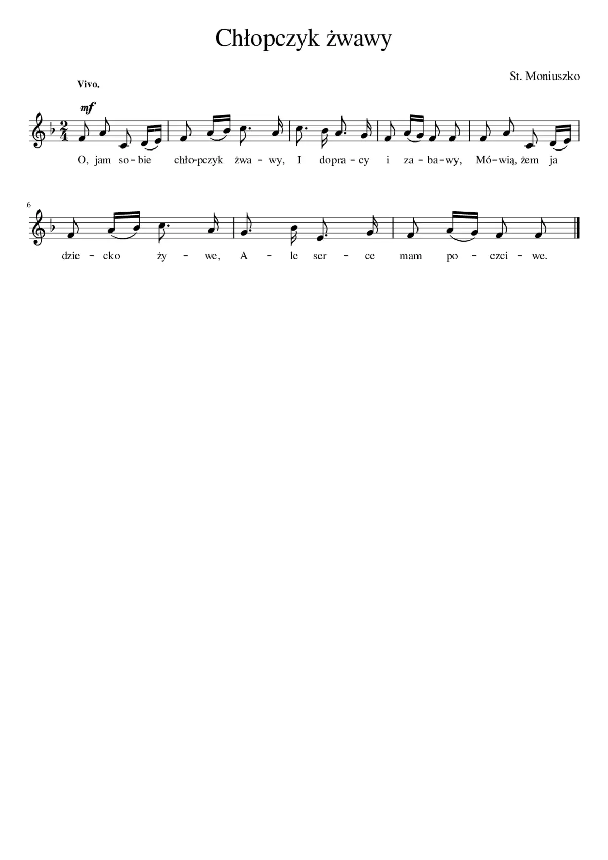 ChÅopczyk Å¼wawy - Page 1