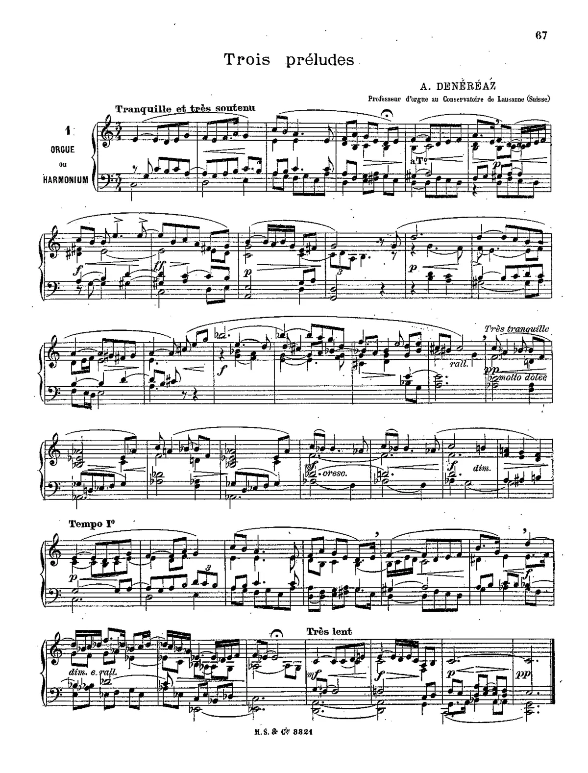 3 Préludes - Page 1
