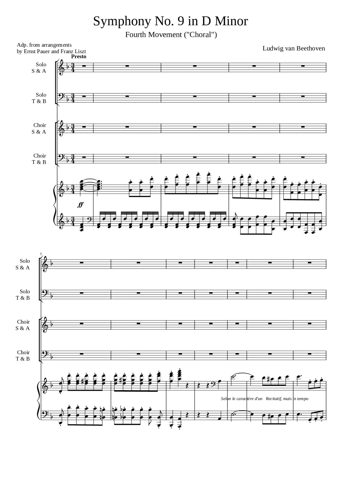 Symphony No.9 Op.125 - Page 1