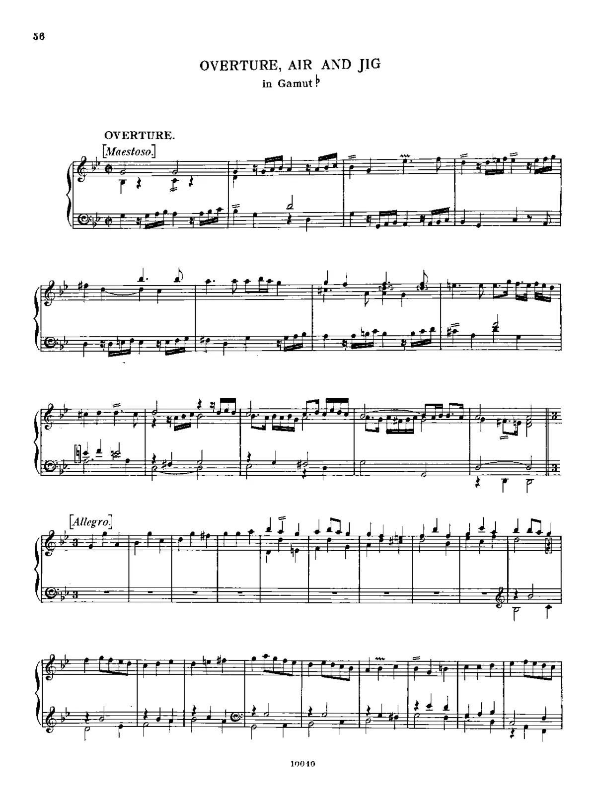 Overture, Air and Jig - Page 1