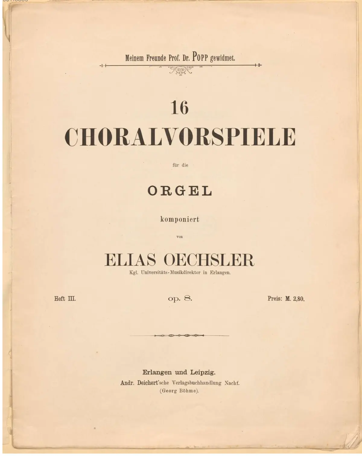 16 Choralvorspiele - Page 1