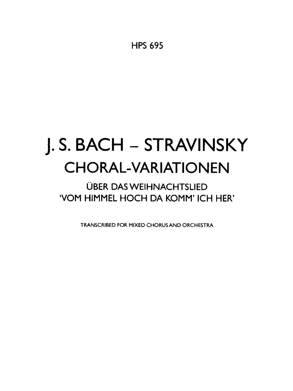 Choral-Variationen - Page 1