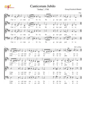 Canticorum jubilo