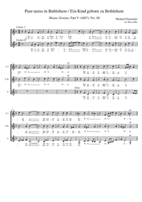 Puer natus in Bethlehem - Ein Kind geborn zu Bethlehem