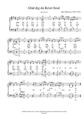 Gläd dig du Kristi brud