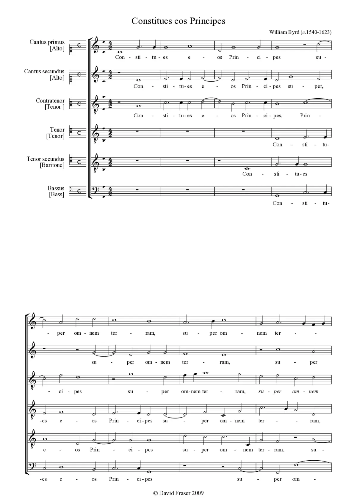 Constitues eos principes (Gradual) - Page 1