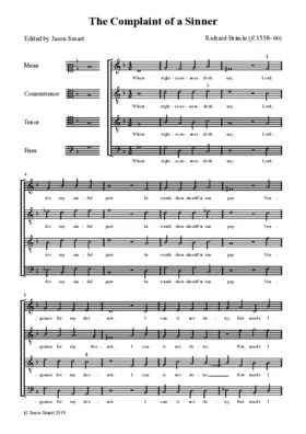 The Complaint of a Sinner