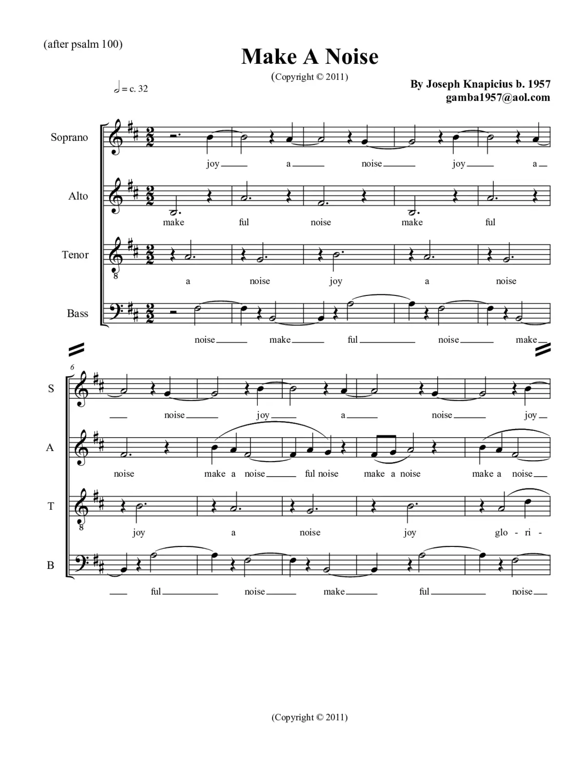 Make a joyful noise - Page 1
