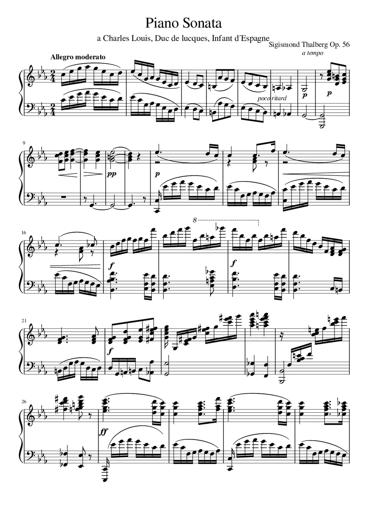 Grande sonate Op. 56 - Page 1