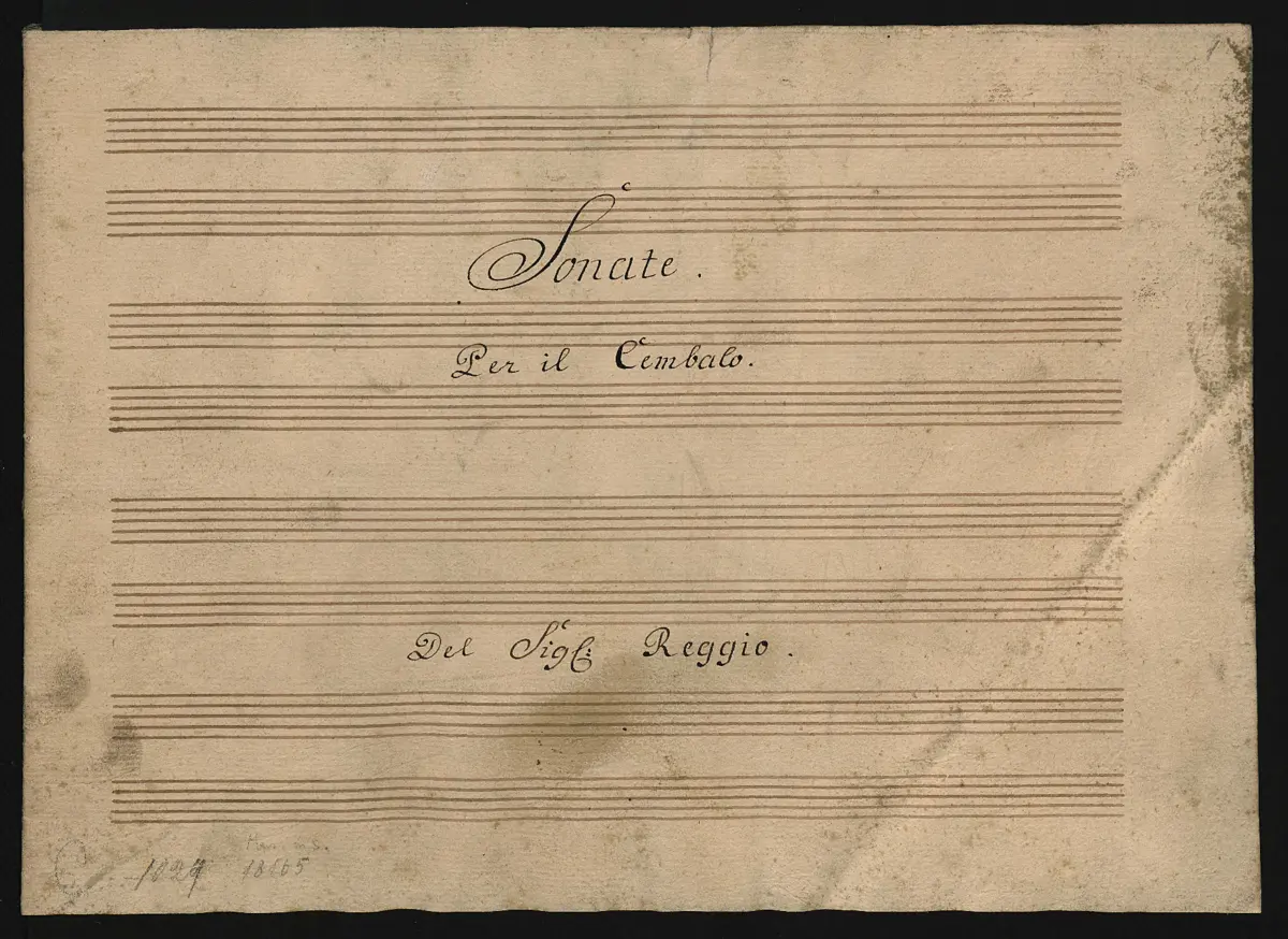10 Harpsichord Sonatas - Page 1