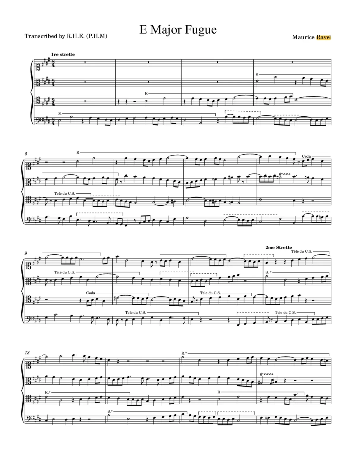 Fugue - Page 1
