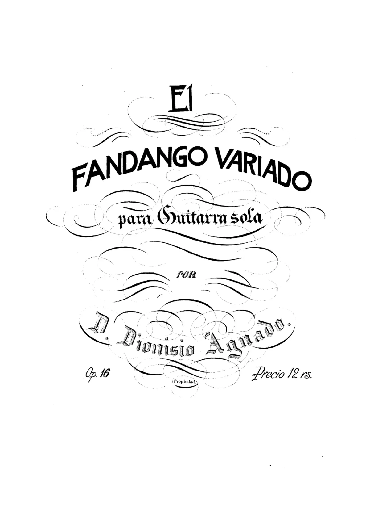 Fandango variado - Page 1