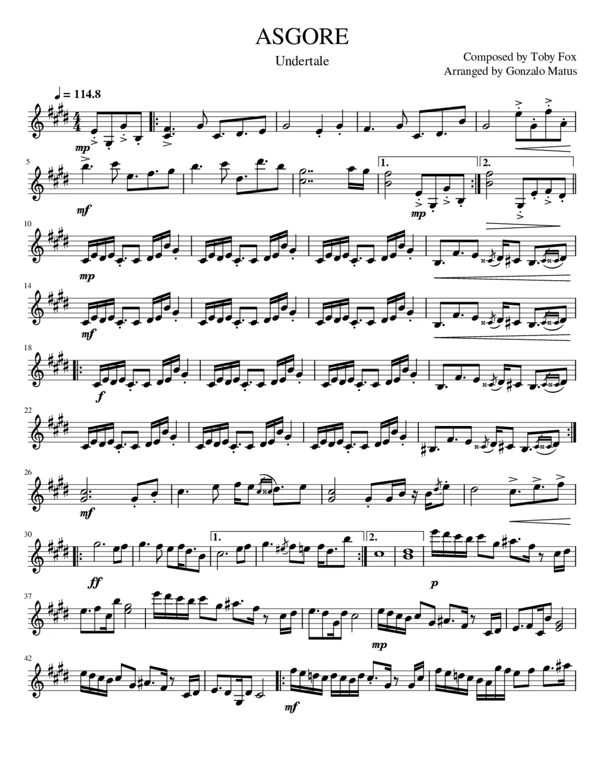 Bergentrückung/Asgore - Page 1