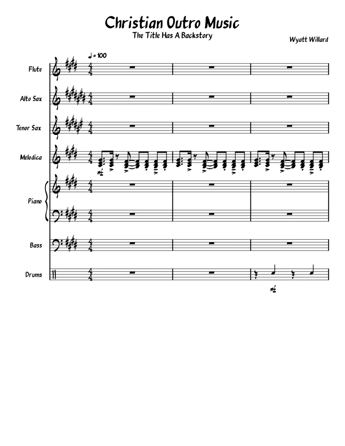 Christian Outro Music - Page 1