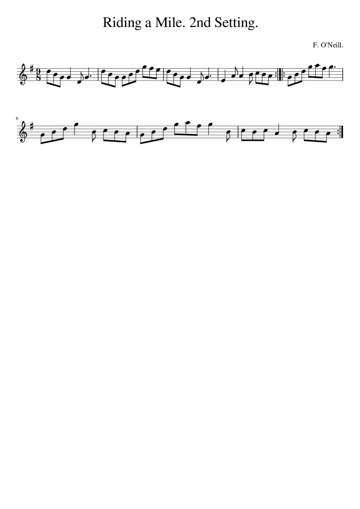 Riding A Mile - Page 1