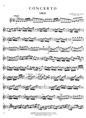 Oboe Concerto in F major