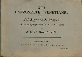 12 Canzonette Venetiane