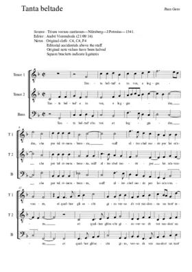 Tanta beltad' e in voi