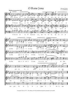 O bone Jesu, Op. 37, No. 1