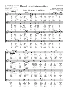 My soul, inspired with sacred love