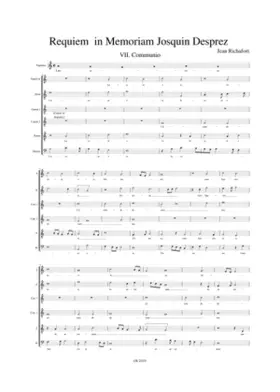 Requiem in Memoriam Josquin Desprez