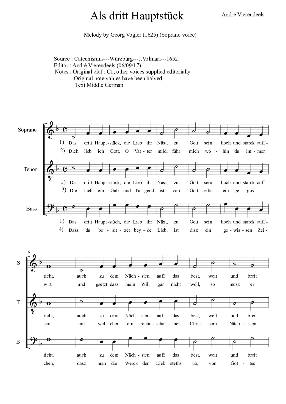 Als dritt Hauptstück - Page 1