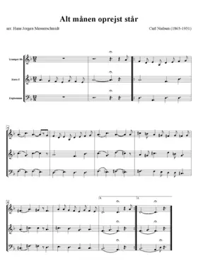 Alt Maanen oprejst staar