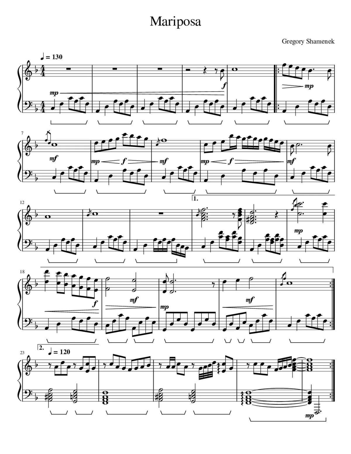 Mariposa - Page 1